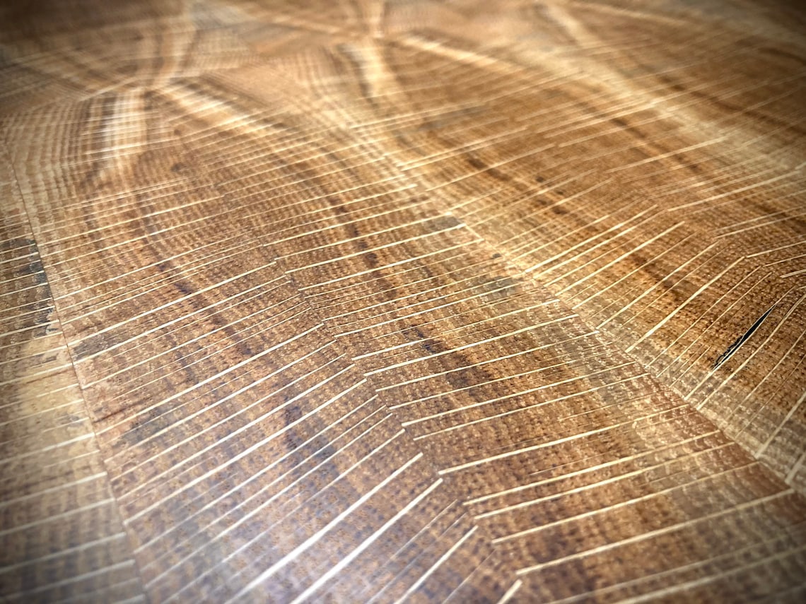 Salvaged White Oak End Grain Cutting Board Etsy