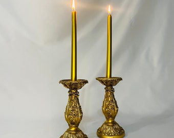 Vintage Candlestick Holder Set of 2 | Antique Candle Holders For Home Decor | Living Room Decor | Home Gift