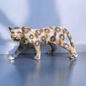 Luxury Large Outdoor Leopard Statue | Realistic Big Cat Sculpture | Modern Animal Decor | Jungle Cat Garden Art | Unique Home Accent