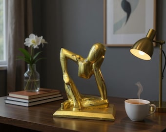 Abstract Thinking Statue | Modern Art Sculpture for Home | Minimalist Shelf Decor | Unique Figurine Gift | Contemporary Accent Piece