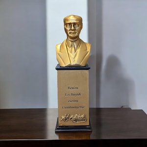 ムスタファ・ケマル・アタテュルク胸像 | ムスタファ・ケマル・アタテュルク像 | トルコ共和国建国の父 デスクデコレーション | オフィスギフト