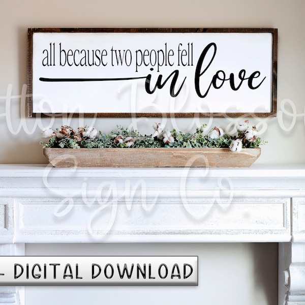 All Because Two People Fell In Love|Digital Download Only