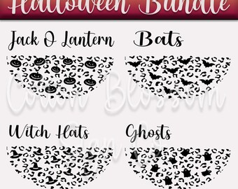 Halloween Leopard Half Sign SVG Bundle | Digital Download SVG