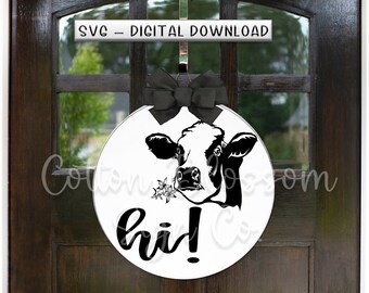 Cow Hi! | SVG Digital Download