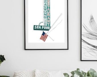 Shagwong Tavern Montauk Print