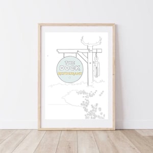 The Dock Montauk Print