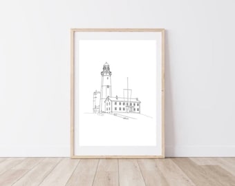 Montauk Lighthouse Art Print