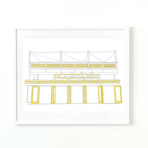 Sunset Beach Shelter Island Print