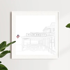 Main Beach East Hampton Print
