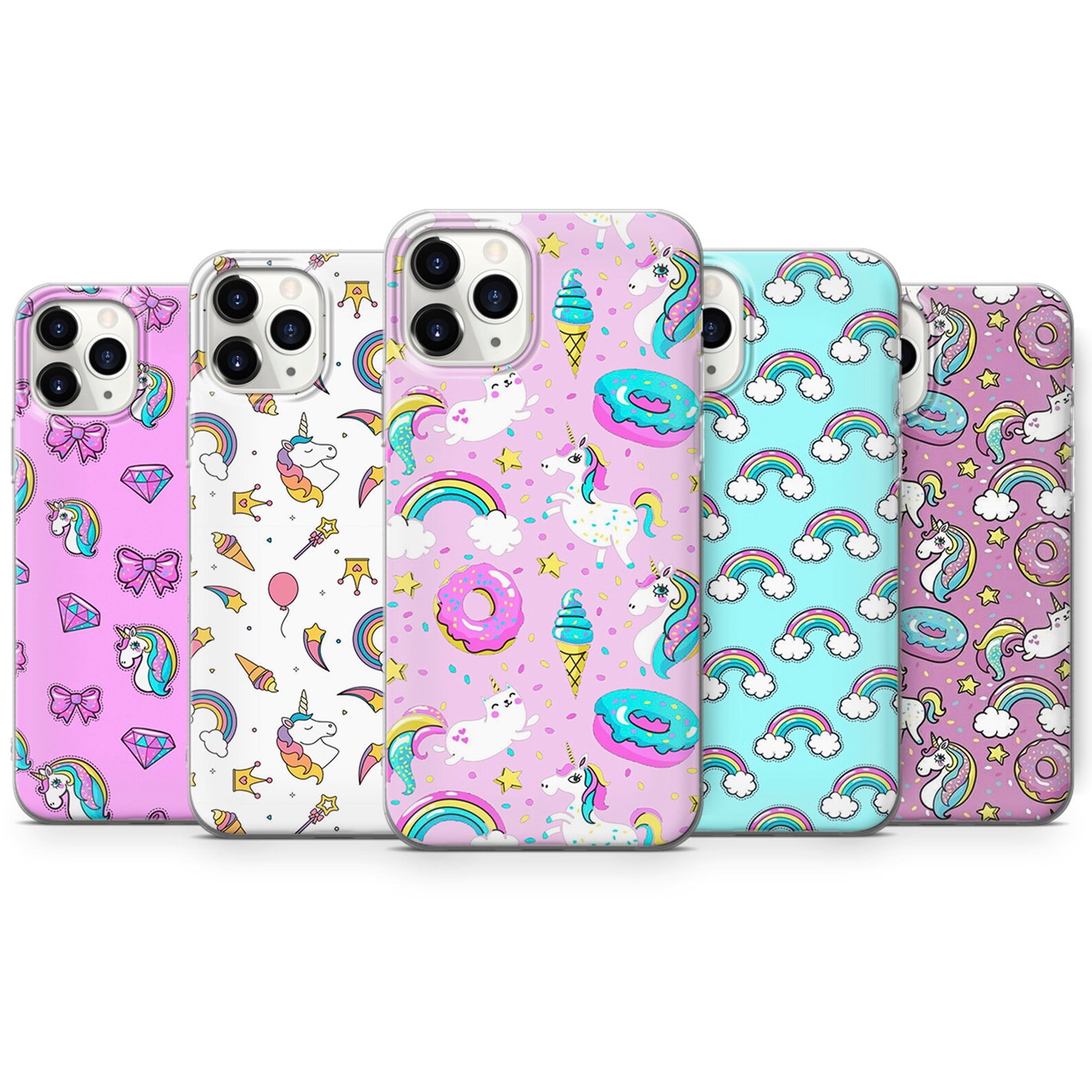 Unicorn Phone Case fit for iPhone 12 8 XS XR 11 Samsung Etsy