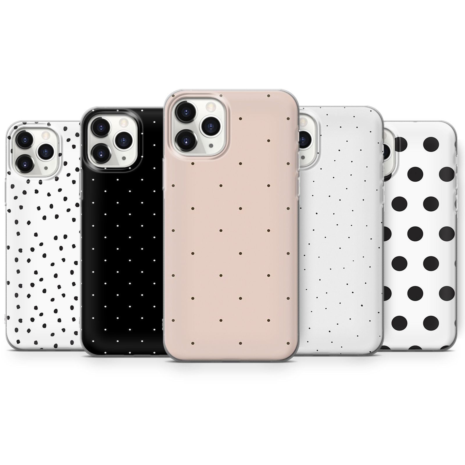 Polka Dots Phone Case Protect Cover fit for iPhone 12 8 Etsy