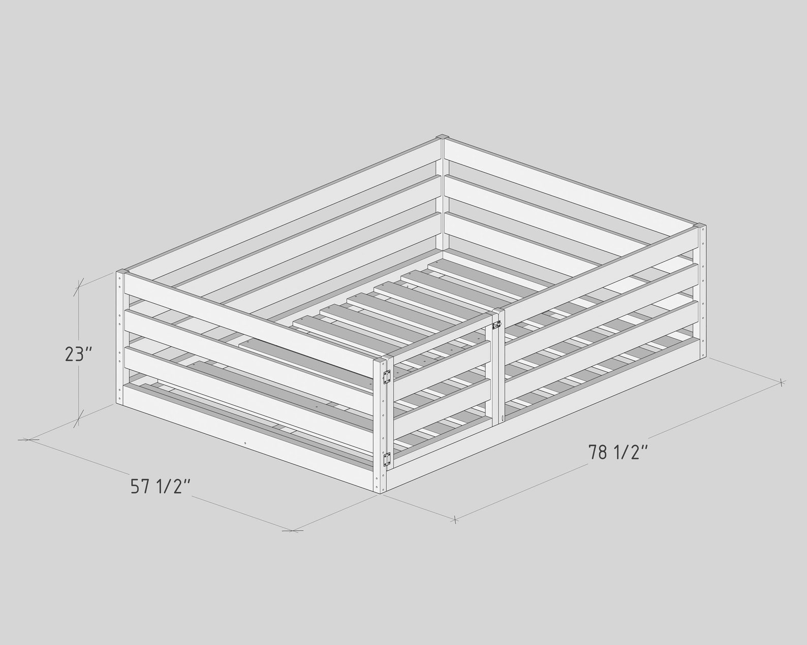 Montessori Floor Bed Plan Full Size PDF DIY Etsy