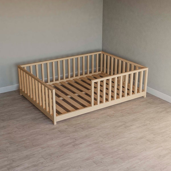 Montessori Floor Bed Plan, Full Size, PDF, DIY