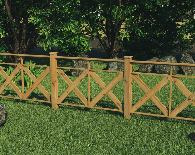 DIY Farmhouse Style Fence Panel Plans Stepbystep Woodworking Guide