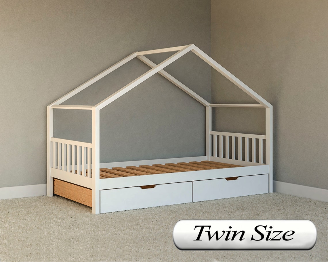 Twin Size Bed Plan PDF DIY Etsy
