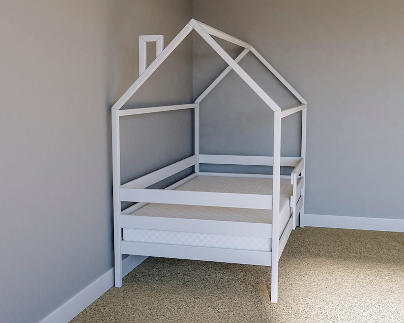 House Bed Plan, Twin Size, PDF, DIY image 3
