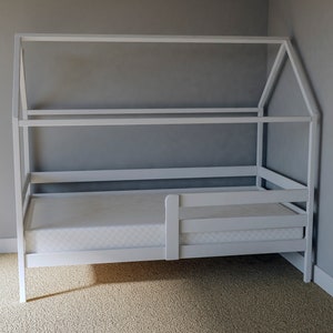 House Bed Plan, Twin Size, PDF, DIY image 4