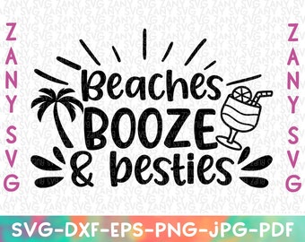 Stränder Alkohol och Bästisar Svg-filer för Cricut Flickor Resa Bästisar T-shirt Svg Strand Svg Flickor Helg Svg Flickor Resa T-shirt Svg Sommar Svg Png