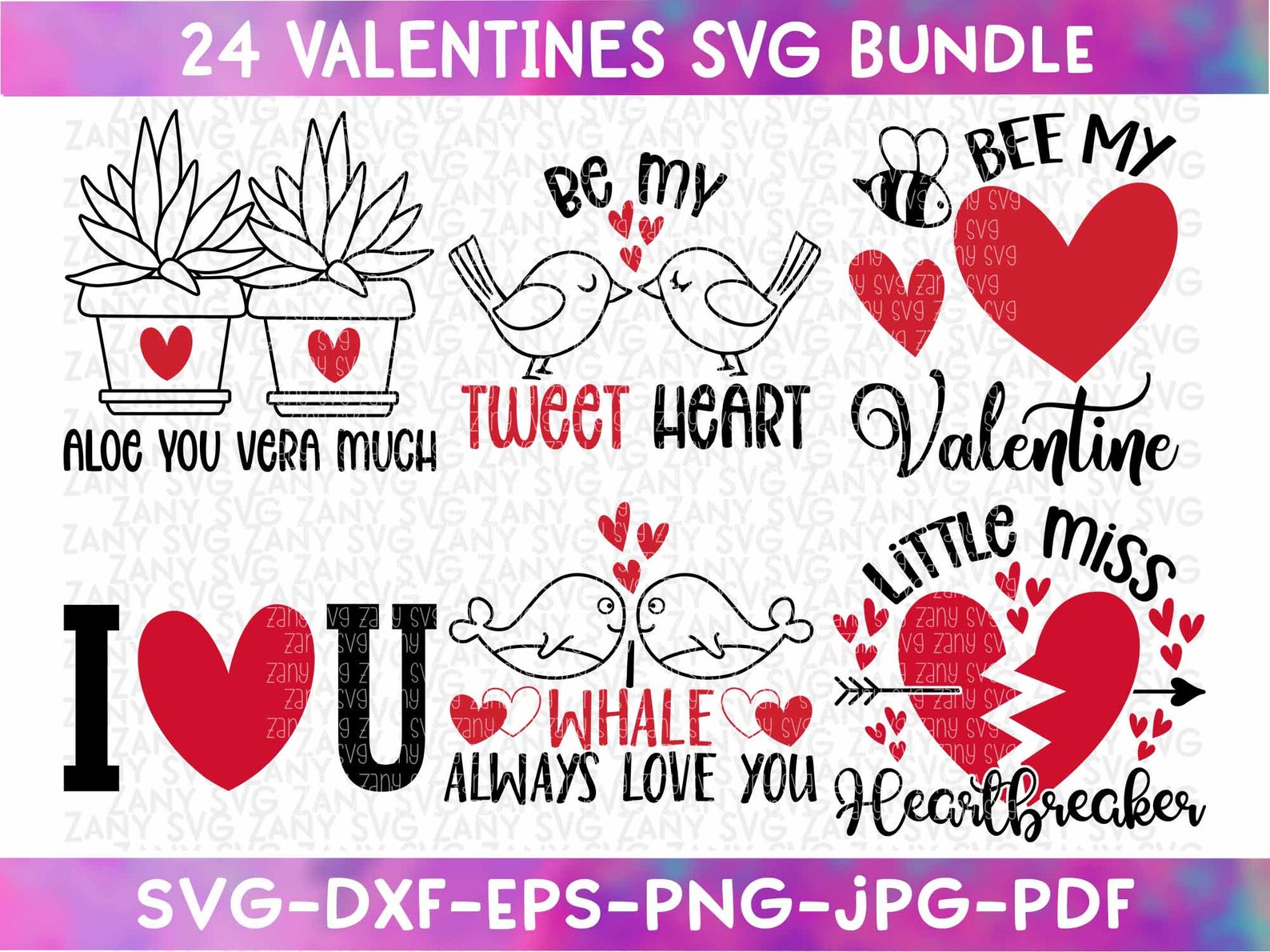 Valentine Svg Bundle Valentine Svg Files for Cricut Valentine Shirt Svg ...
