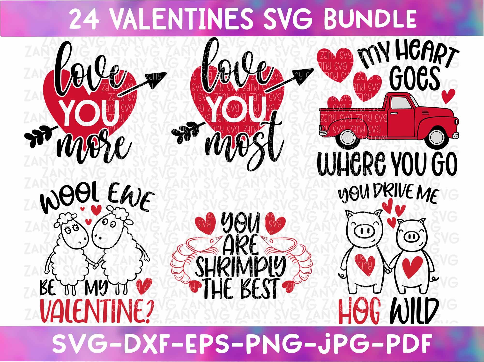 Valentine Svg Bundle Valentine Svg Files for Cricut Valentine Shirt Svg ...