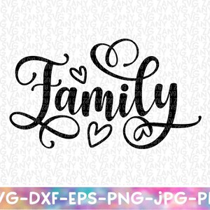 Panneau de famille Svg Fichiers pour Cricut Farmhouse Sign Svg Citations de famille Svg Dictons de la famille Svg Panneau de famille Décoration murale Panneau de famille Decor Famille Svg
