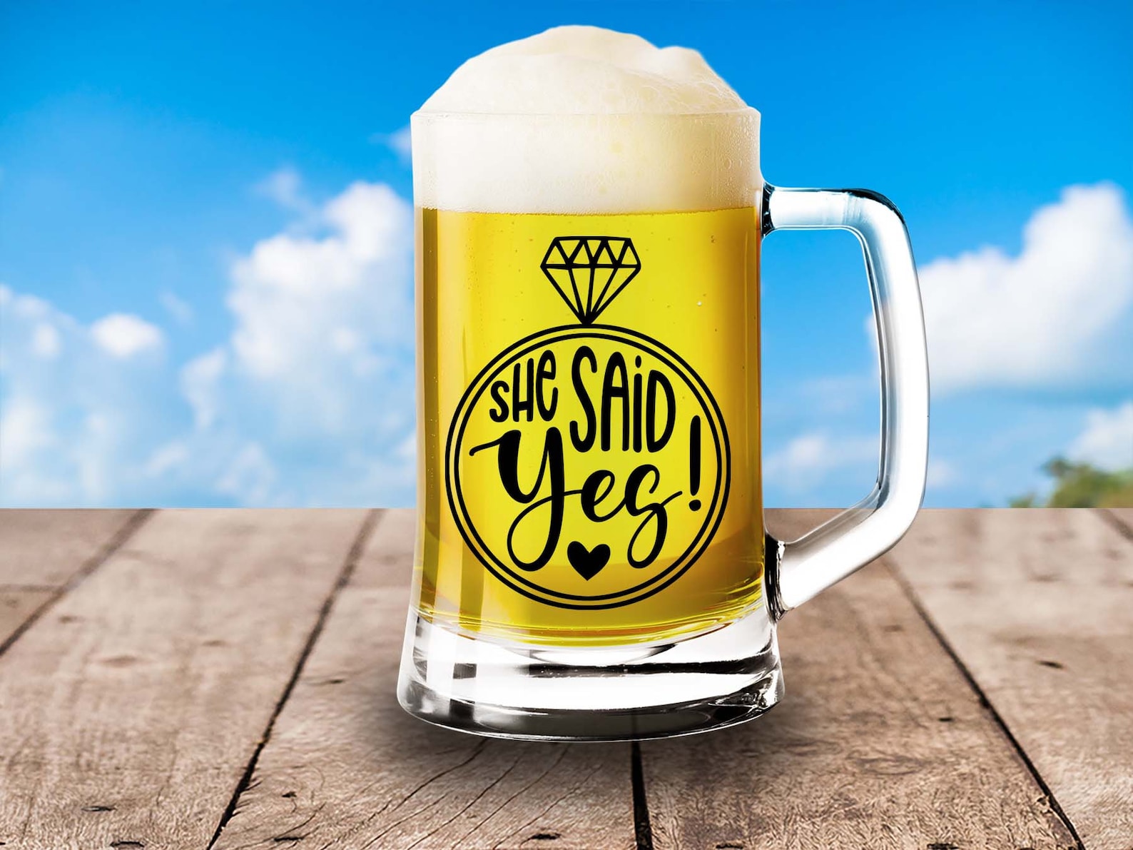 She Said Yes Svg Files for Cricut Engagement Svg Engagement - Etsy