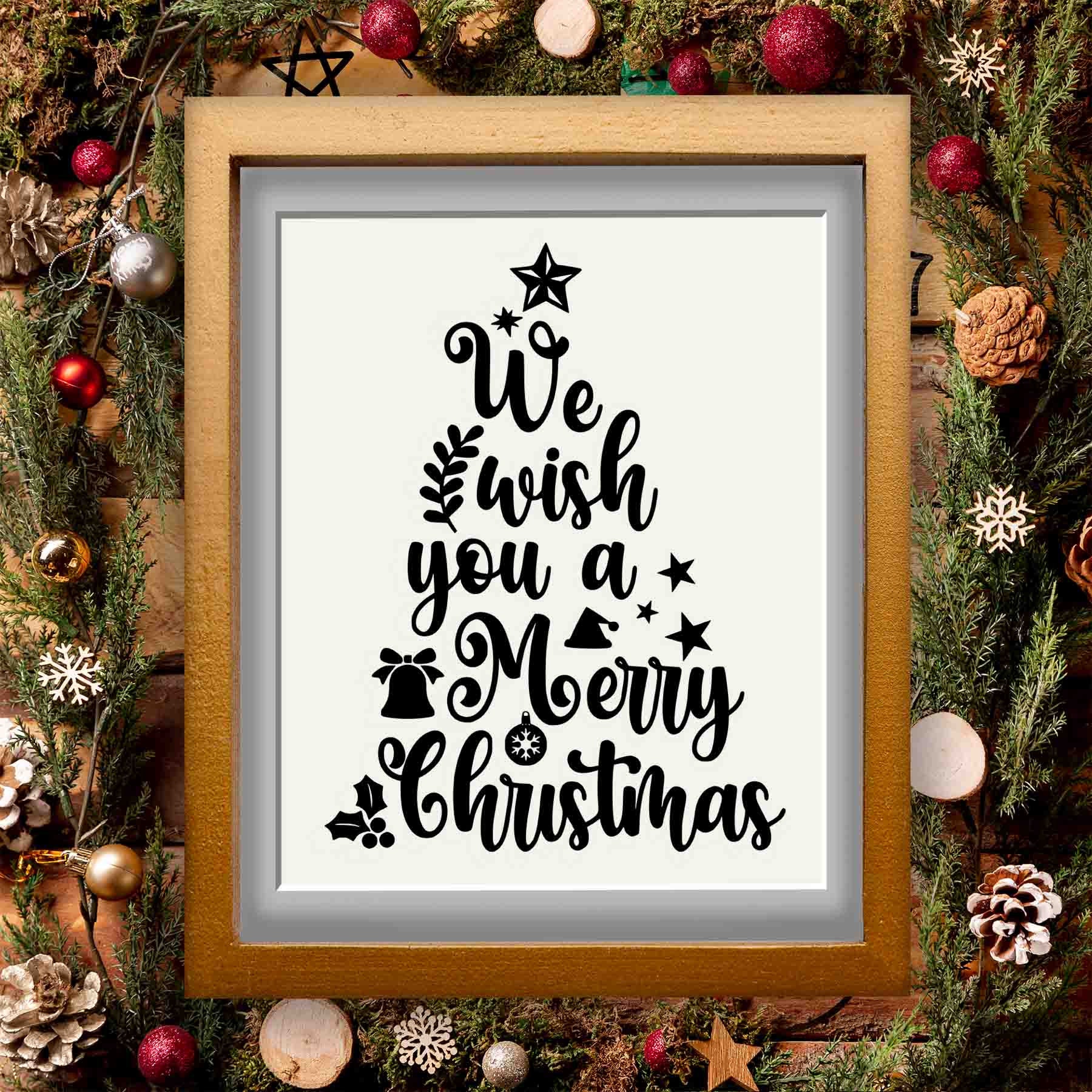 We Wish You A Merry Christmas Svg Cut Files for Cricut Files Christmas ...