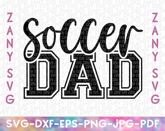 Fussball Papa Svg Dateien für Cricut Dateien Fußball Svg Fußball Dekor Svg Fußball Png Druckbare Wand Dekor Fußball Shirt Svg Fußball Papa Shirt Svg Art