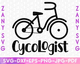 Cykologist Bike Svg Dateien für Cricut Funny Cycling Svg Mountain Bike Svg Lustige Radfahrer Silhouette Svg FahrradKunst Fahrrad Svg Biker Svg Png