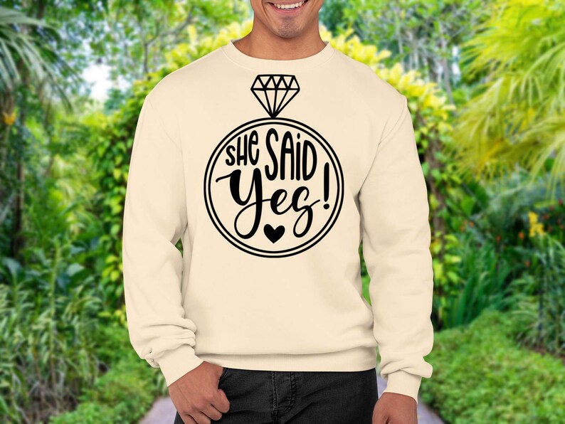 She Said Yes Svg Files for Cricut Engagement Svg Engagement - Etsy