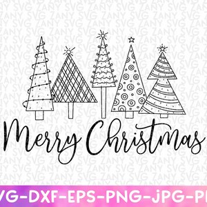 Merry Christmas Svg Files for Cricut Christmas Tree Svg Christmas Ornaments Svg Christmas Shirt Svg Christmas Lights Svg Christmas Laser Svg