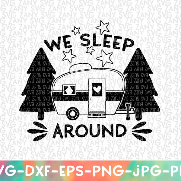 We Sleep Around Sticker Svg - Etsy