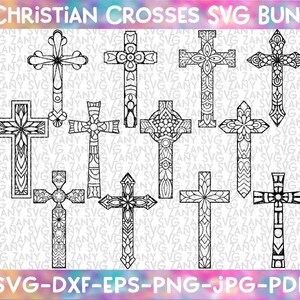 Christian Cross Svg Bundle Christian Cross Bundle Christian Svg Files for Cricut Christian Svg Bundle Christian Ornament svg Faith Cross Svg
