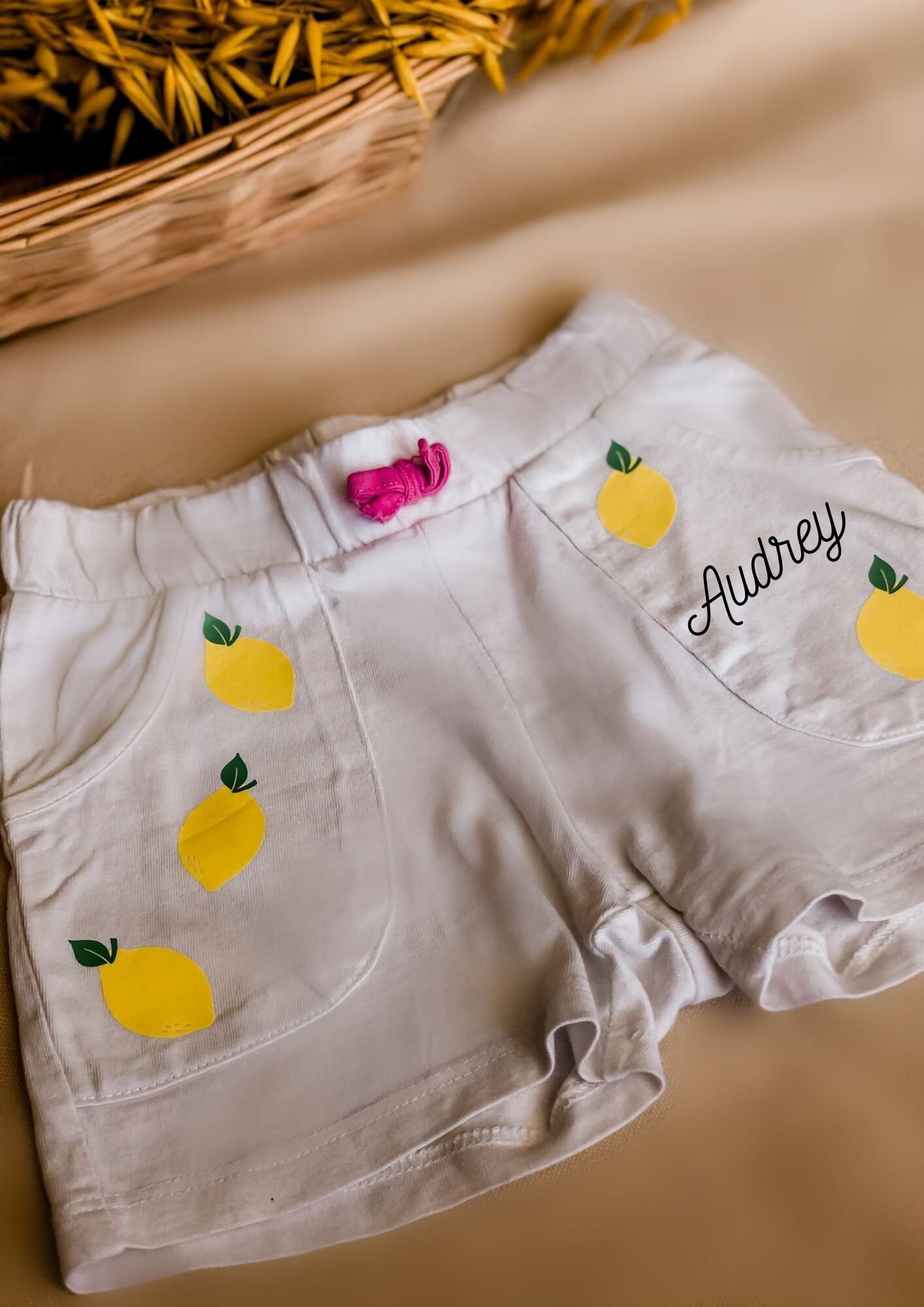 White baby short 1824 months// gender neutral baby clothes // Etsy