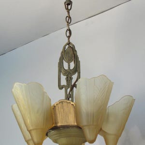 Art Deco ceiling fixture -- Made in 1925-1935