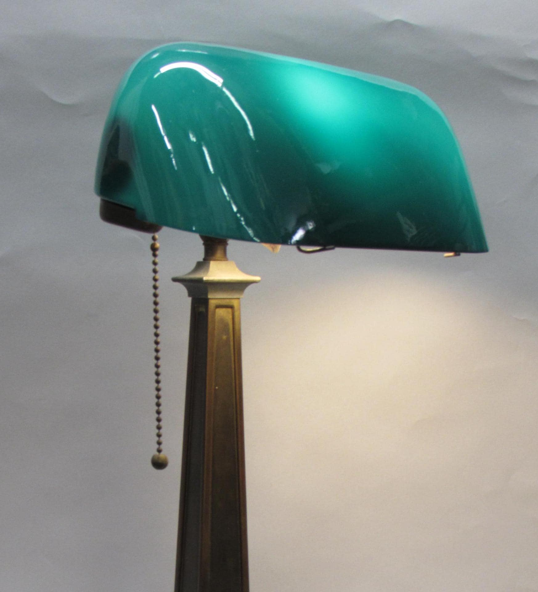 Desk Lamp -- Emeralite #8734 -- Original Shade