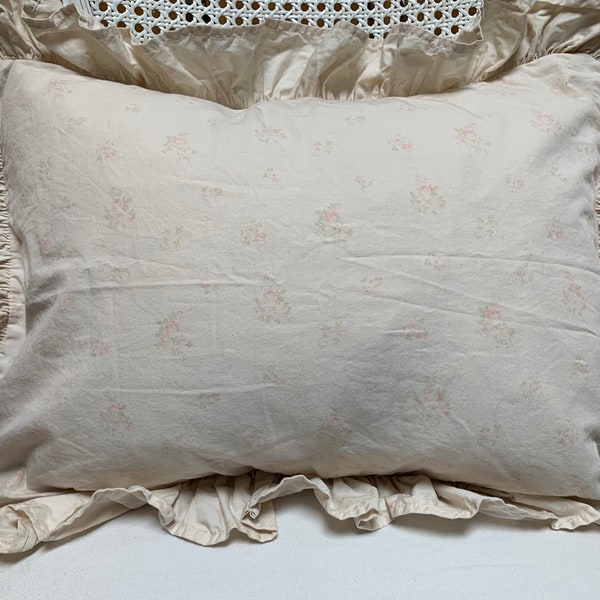 4 Panneaux Rideaux Rachel Ashwell Shabby Chic Fleurs Baies - Coton, Poche à Tringle, Rose, Neufs