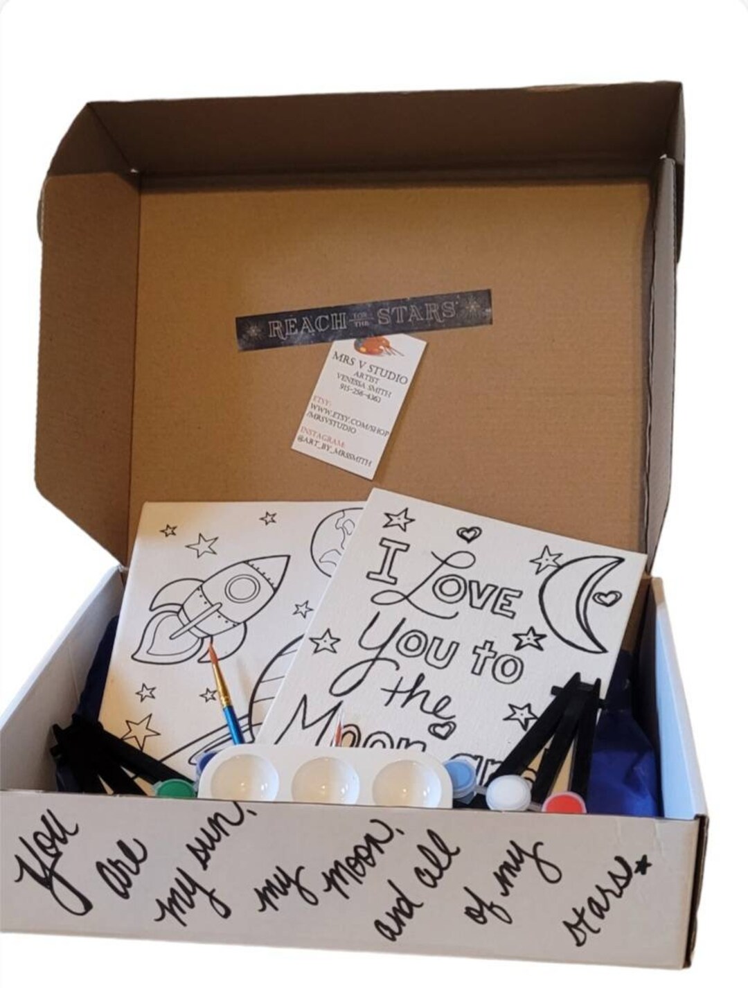 Little Artist Gift Box, Mommy and Me, Daddy and Me, You and Me, Paint