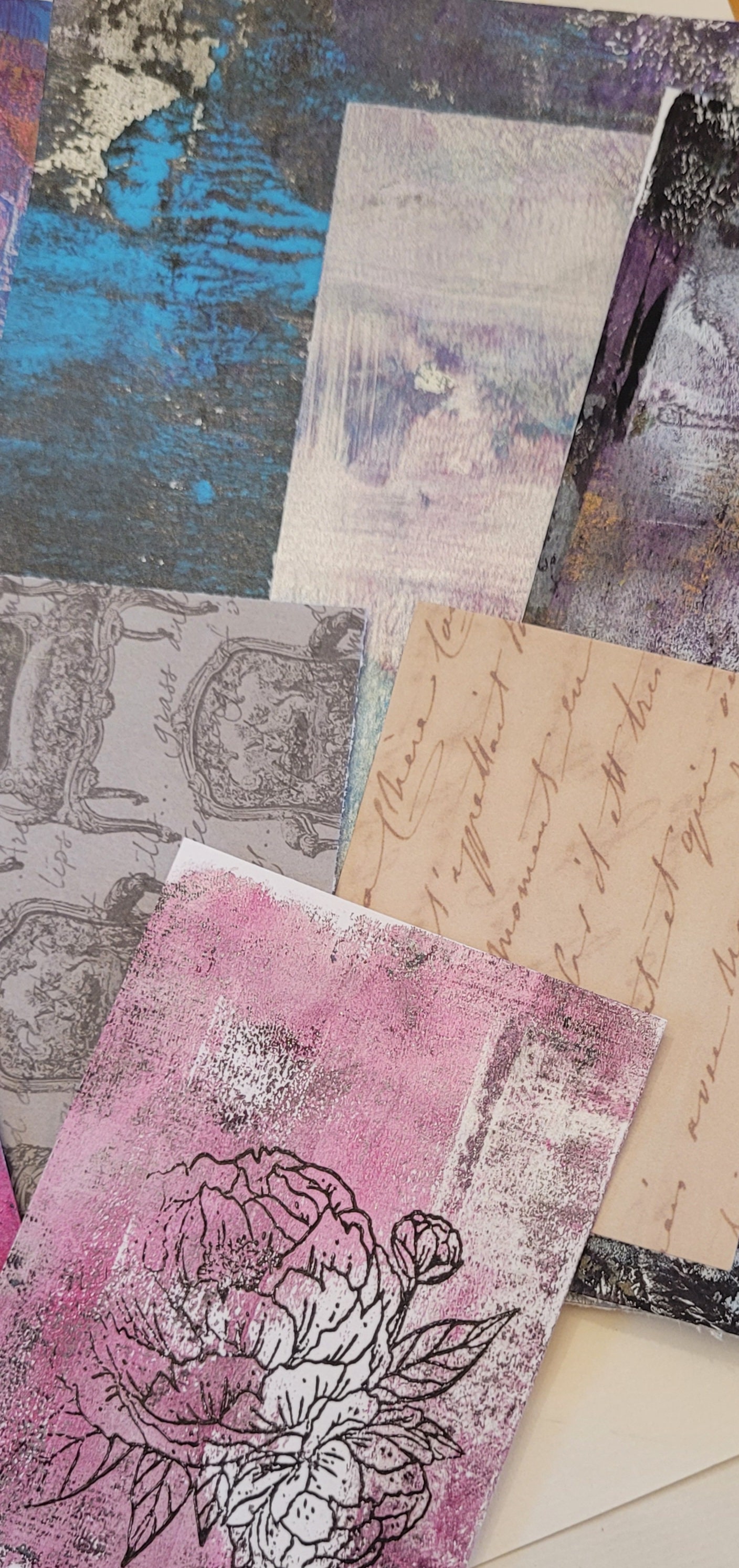 Mixed Media Scrap Paper Custom Paper Art Journaling Paper Etsy