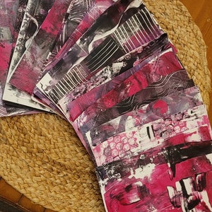 Carta di scarto multimediale mista, carta per decoupage, carta per diario, carte decorate, kit di carta per diario spazzatura, diario, collage, pacchetto