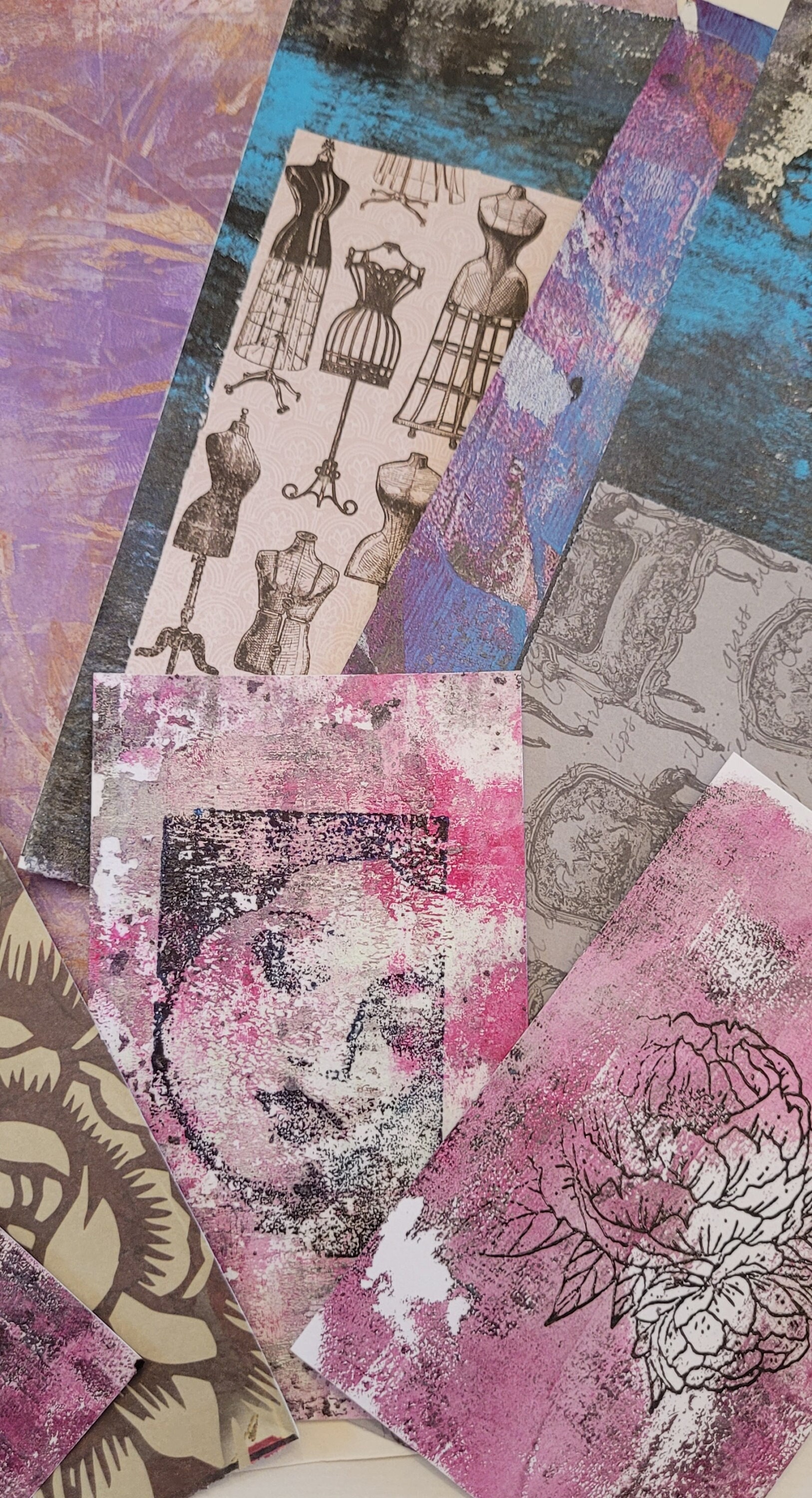 Mixed Media Scrap Paper Custom Paper Art Journaling Paper Etsy