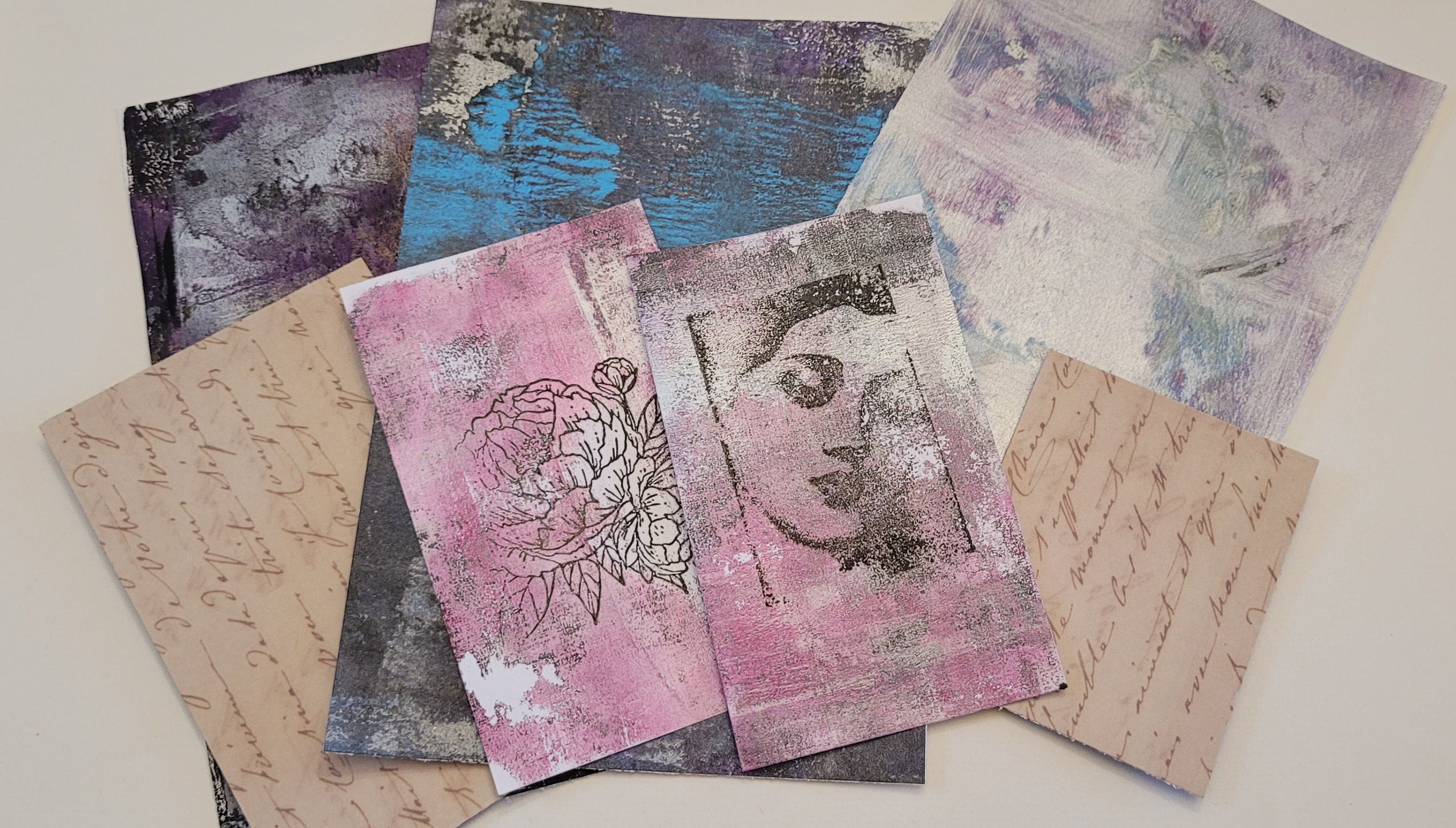 Mixed Media Scrap Paper Custom Paper Art Journaling Paper Etsy