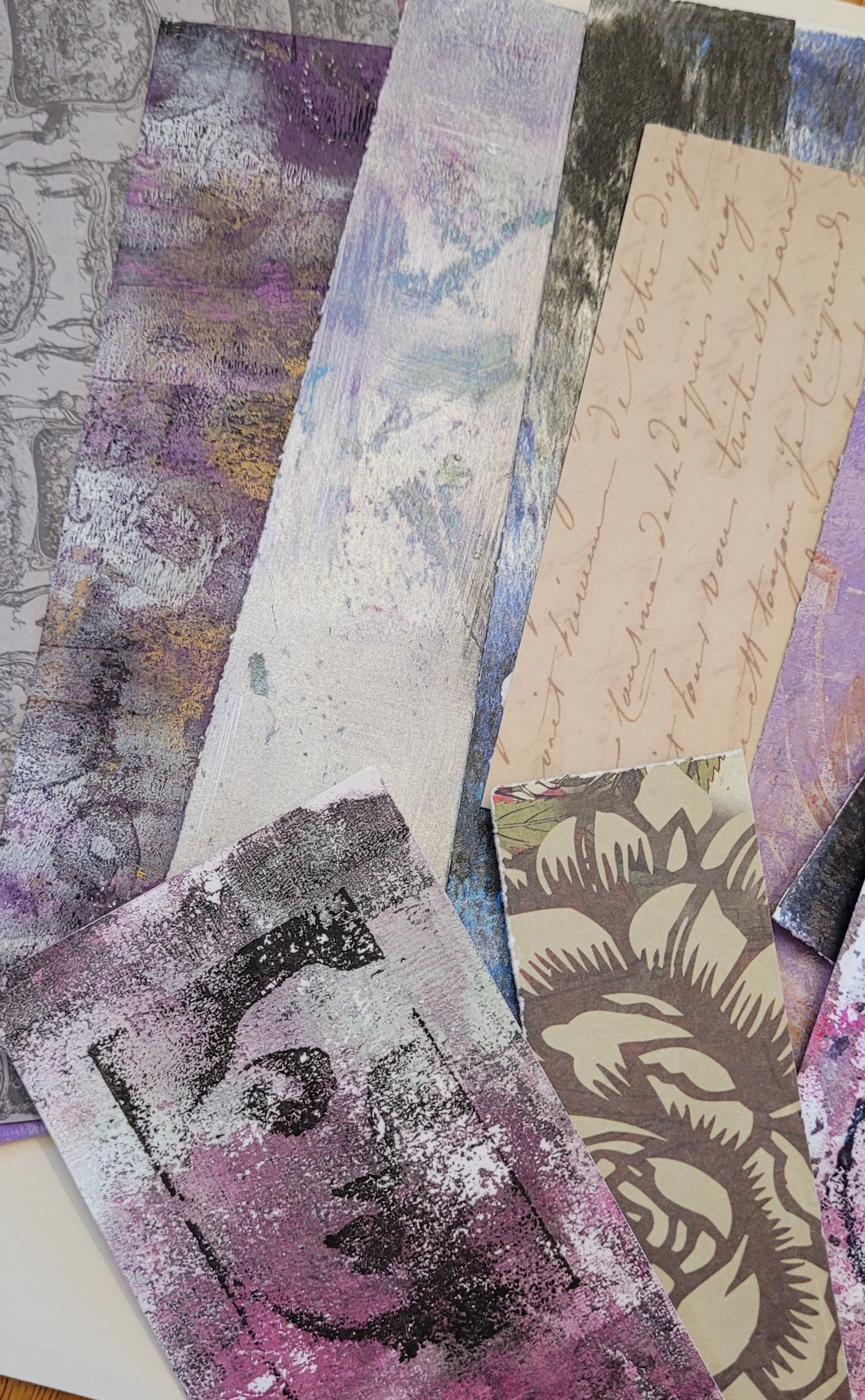 Mixed Media Scrap Paper Custom Paper Art Journaling Paper Etsy