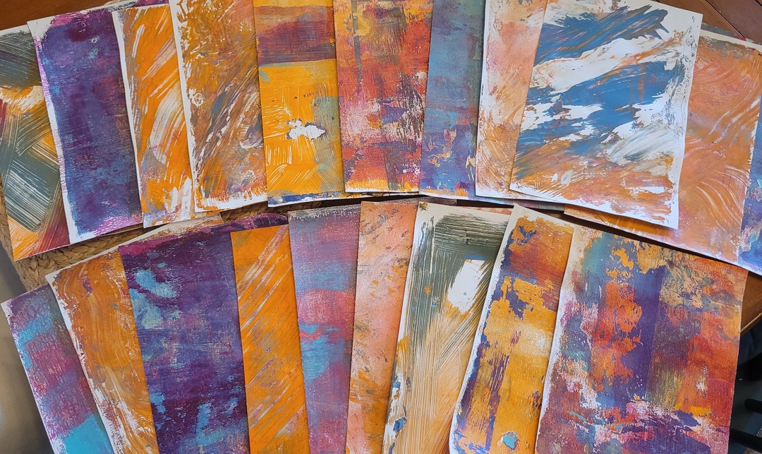 Mixed Media Scrap Paper Custom Paper Art Journaling Paper Etsy