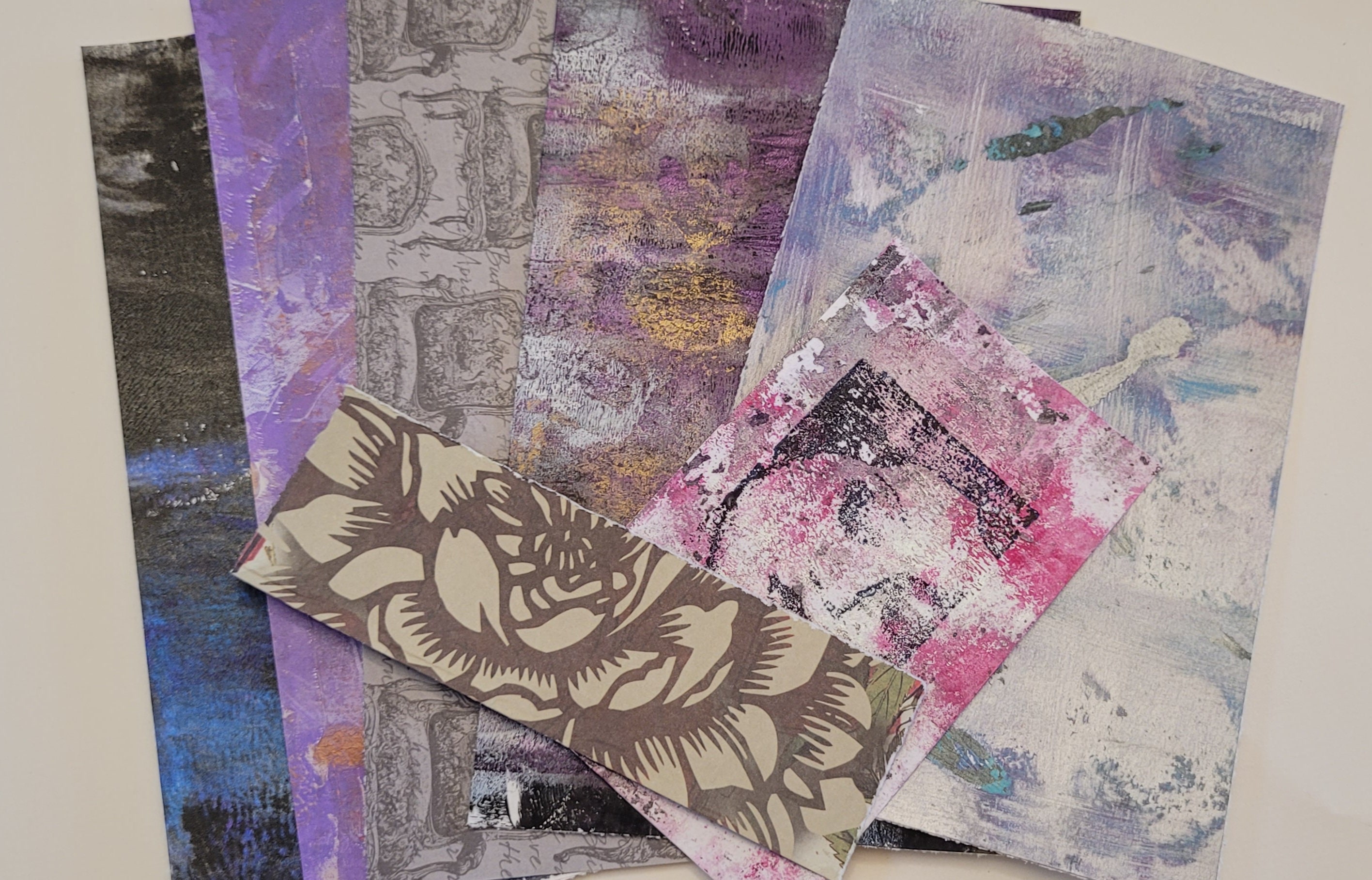 Mixed Media Scrap Paper Custom Paper Art Journaling Paper Etsy