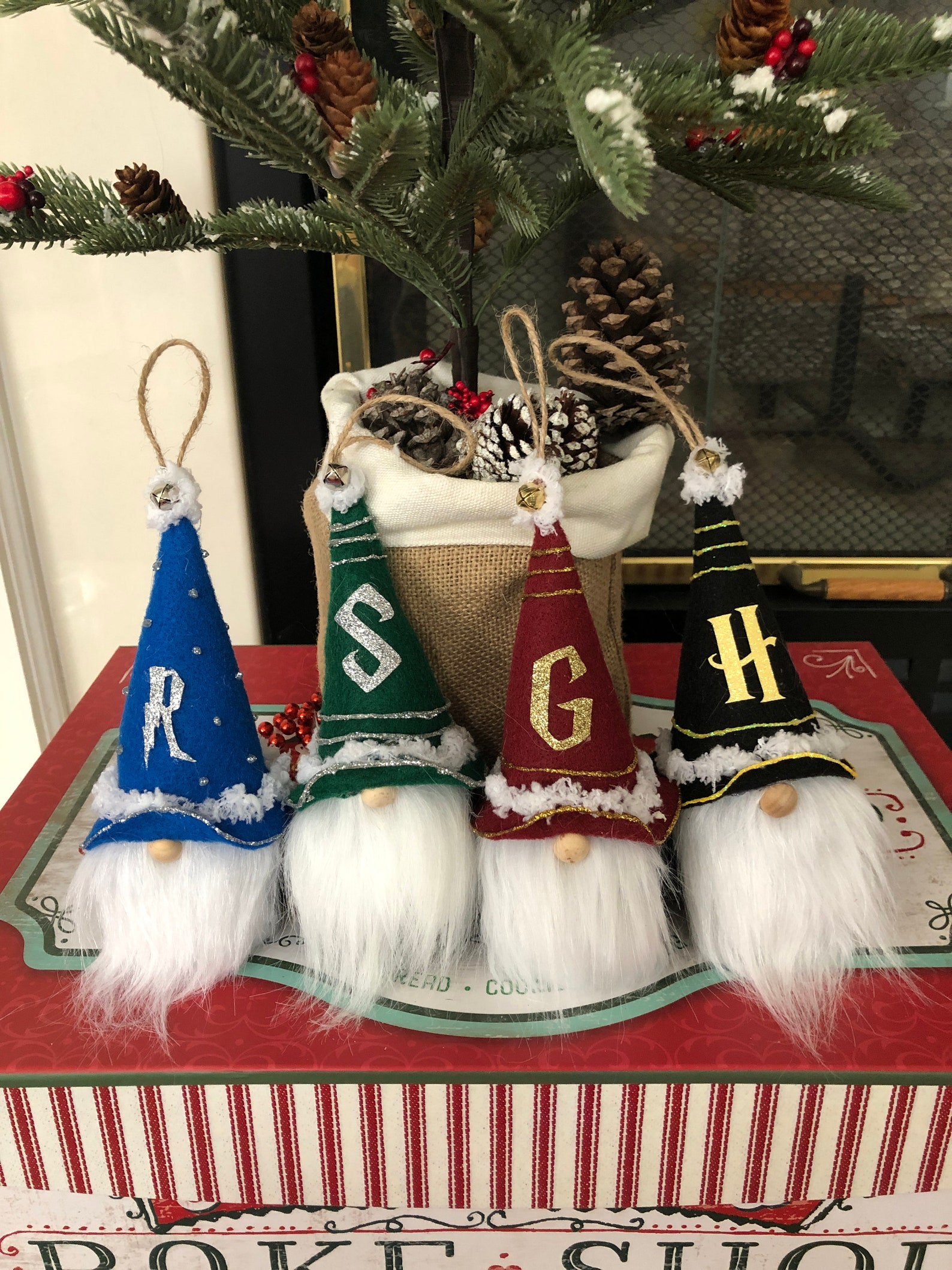 Large Handmade Magical Harry Potter Inspired Gnomes Etsy