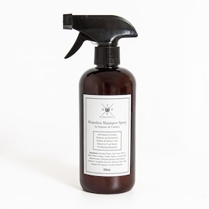 All Natural Waterless Shampoo Spray - For Dogs and Horses - 16oz