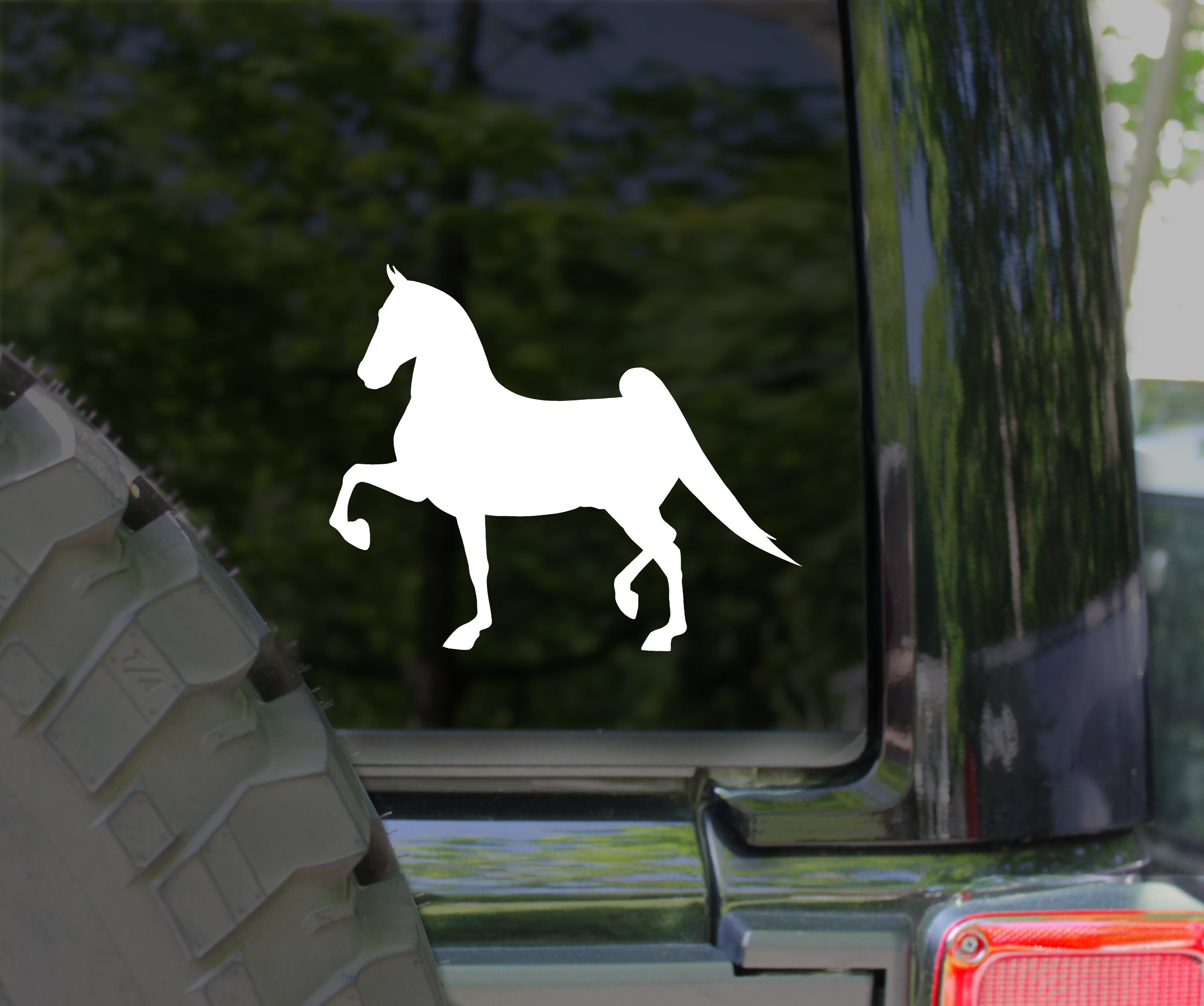 Saddlebred Horse Trot Gait Rack Decal Car Laptop Sign Cup Etsy
