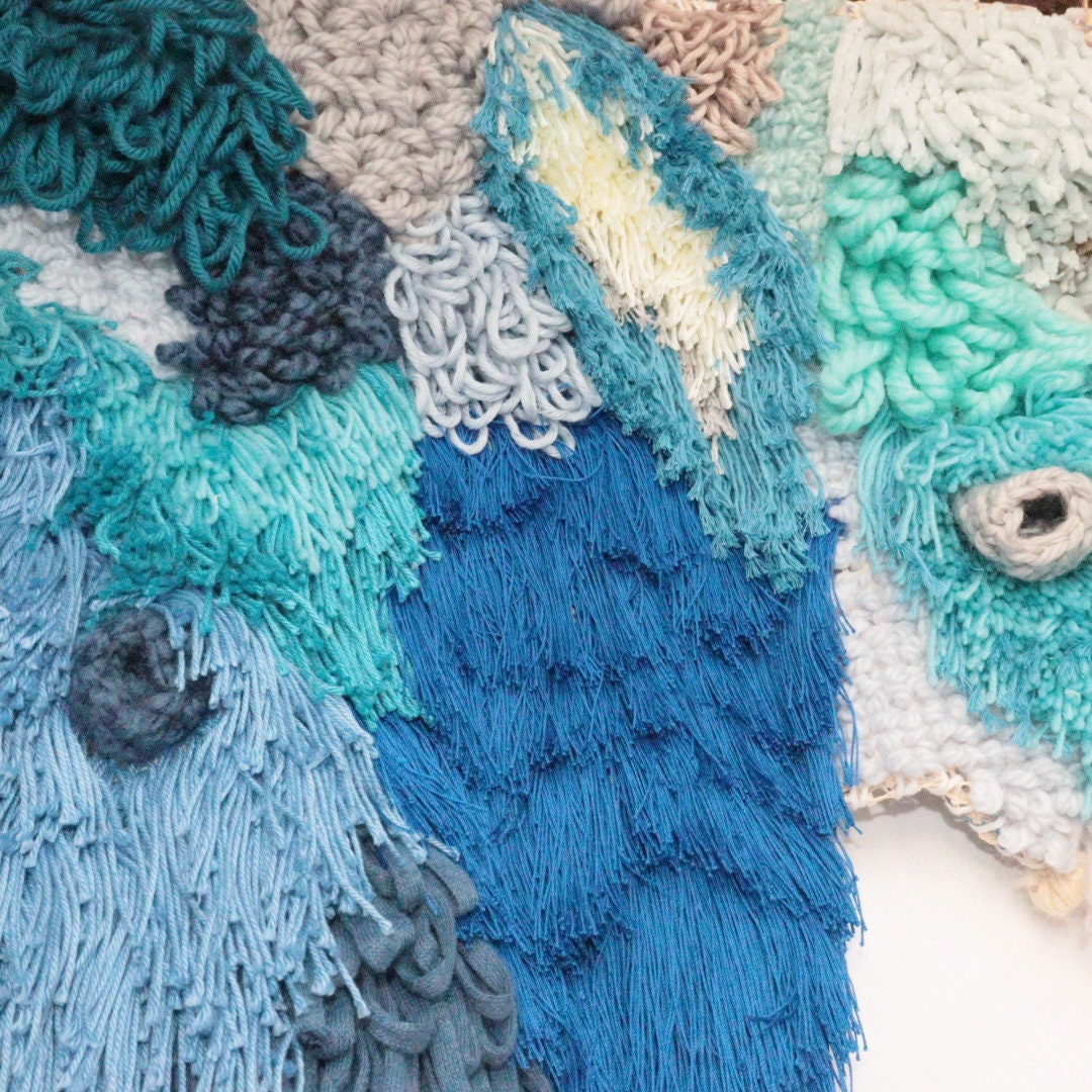 Handmade Tapestry Wall Tapestry Fiber Art Wall Hanging Etsy