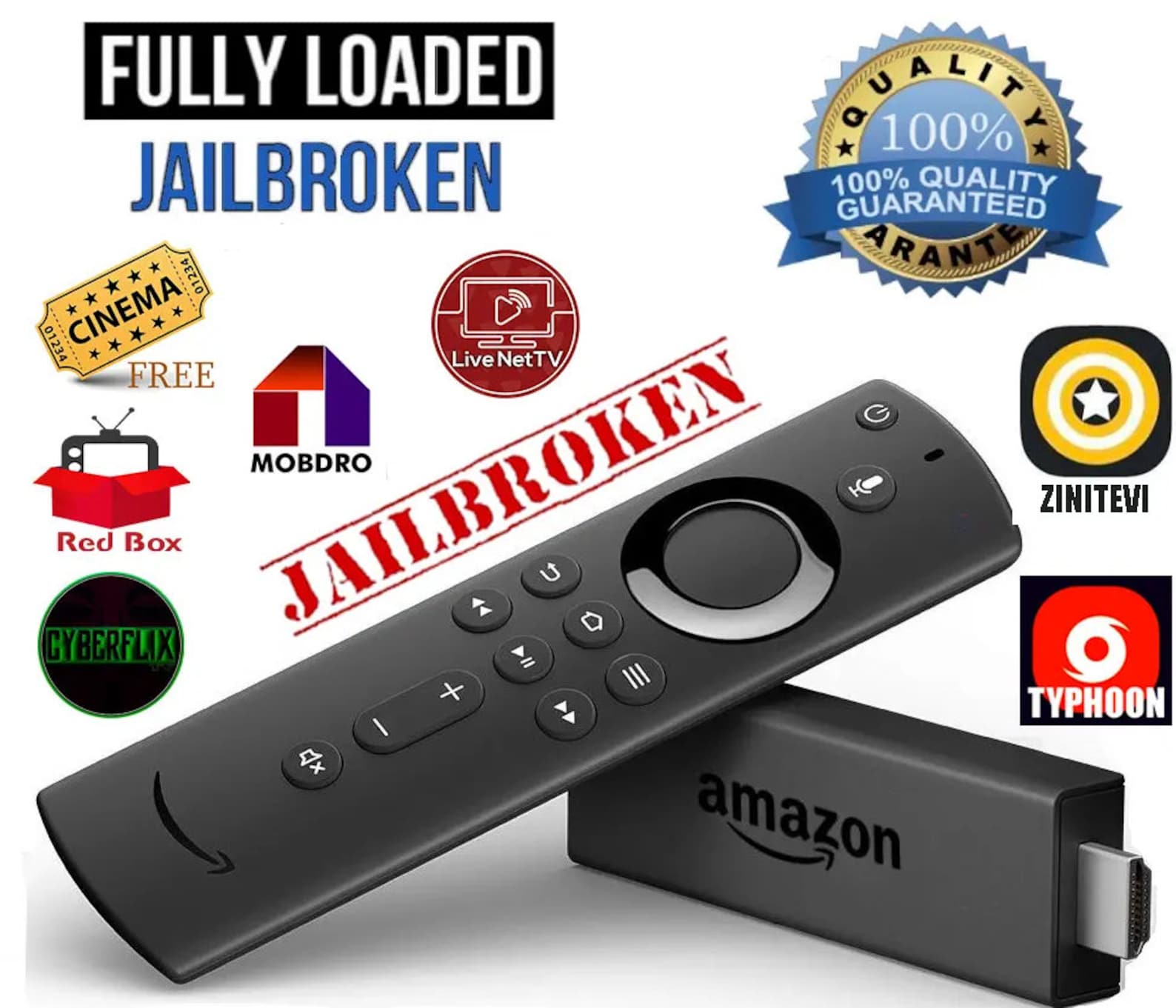 Jailbroken Firestick 4k fully loaded Etsy